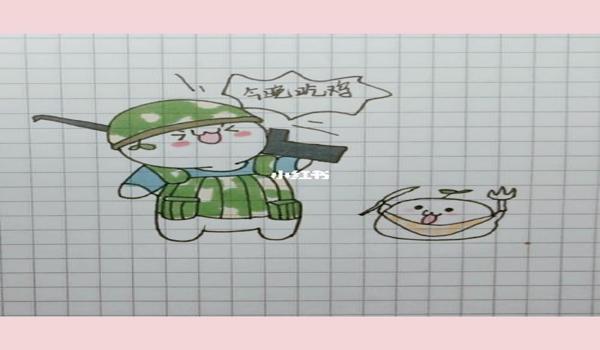 苹果吃鸡开挂动漫图片大全（吃鸡动画图片大全卡通）